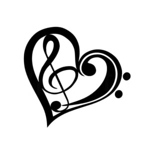 clef heart